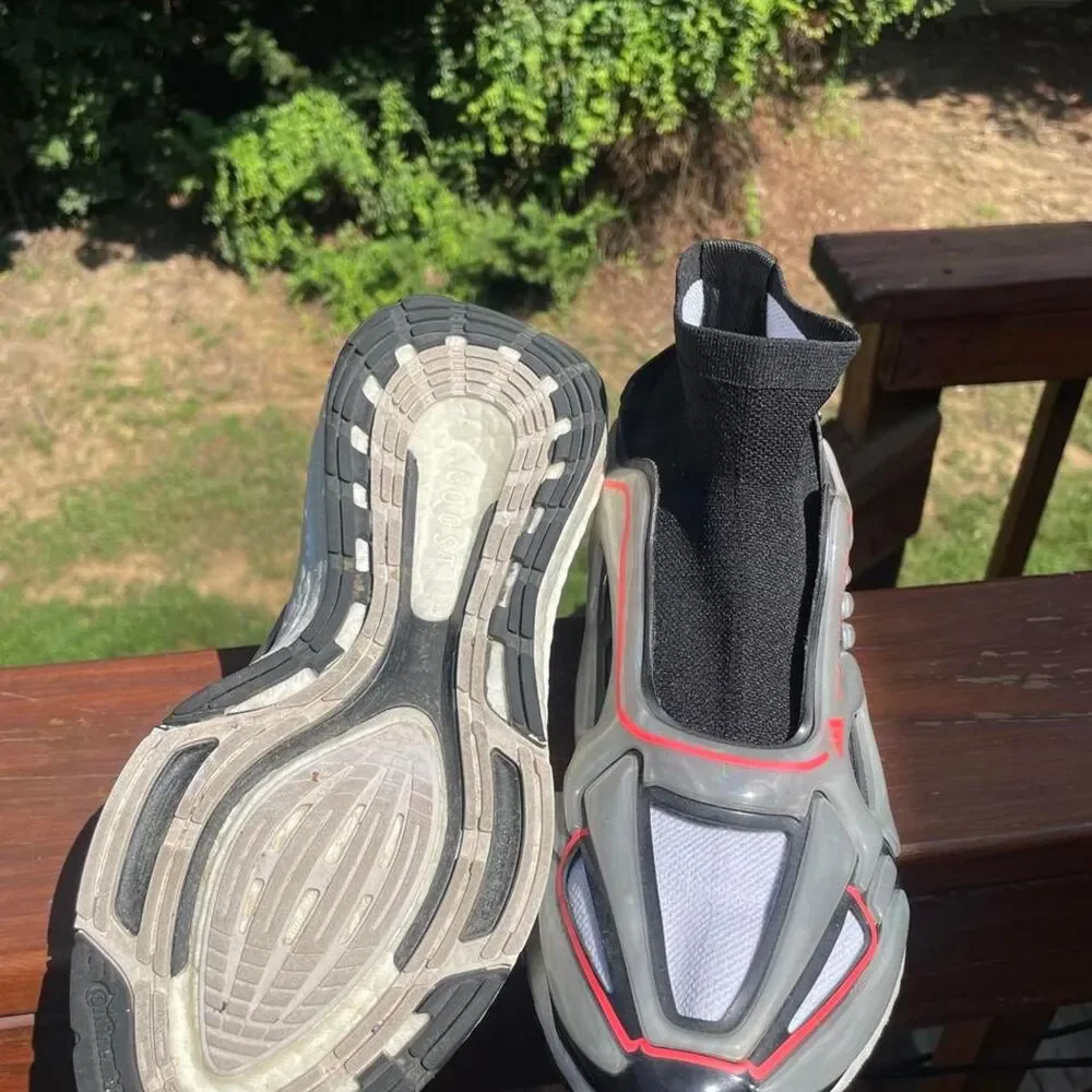 Womens 7.5 Stella Mccartney x Adidas UltraBoost 22 Black White Trainers